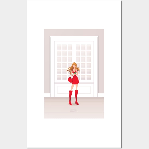 Girl going outdoors Wall Art by LEGADOVISUAL